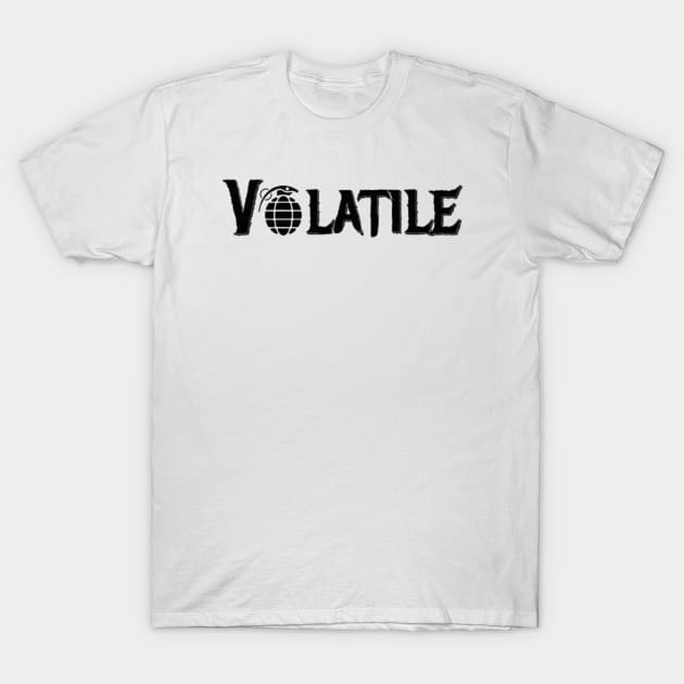 Volatile Band logo T-Shirt by Diebythescythe